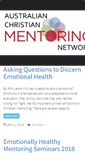 Mobile Screenshot of mentoringnetwork.org.au