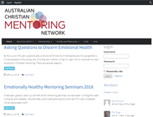 Tablet Screenshot of mentoringnetwork.org.au